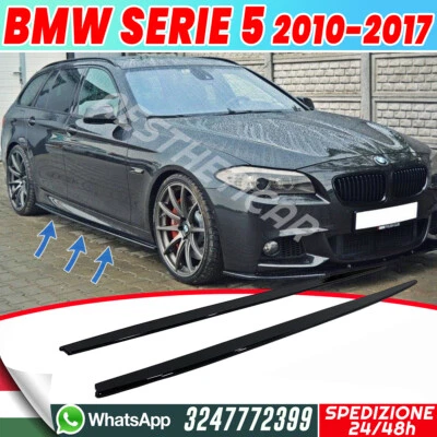 BMW F10 F11 Serie 5 2010-2017 *M Look*Spoiler  Sotto MiniGonne laterali-- - Immagine 1 di 4