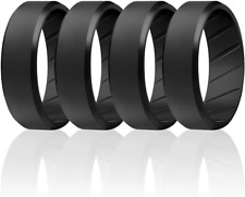 Silicone Rubber Wedding Ring for Men, Comfort Fit, Men'S Wedding Band, Breathabl