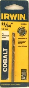 Irwin 3016011 11/64 Zoll  X 3-1/4 Zoll L Schnellarbeitsstahlbohrer 1er Pack - Bild 1 von 1