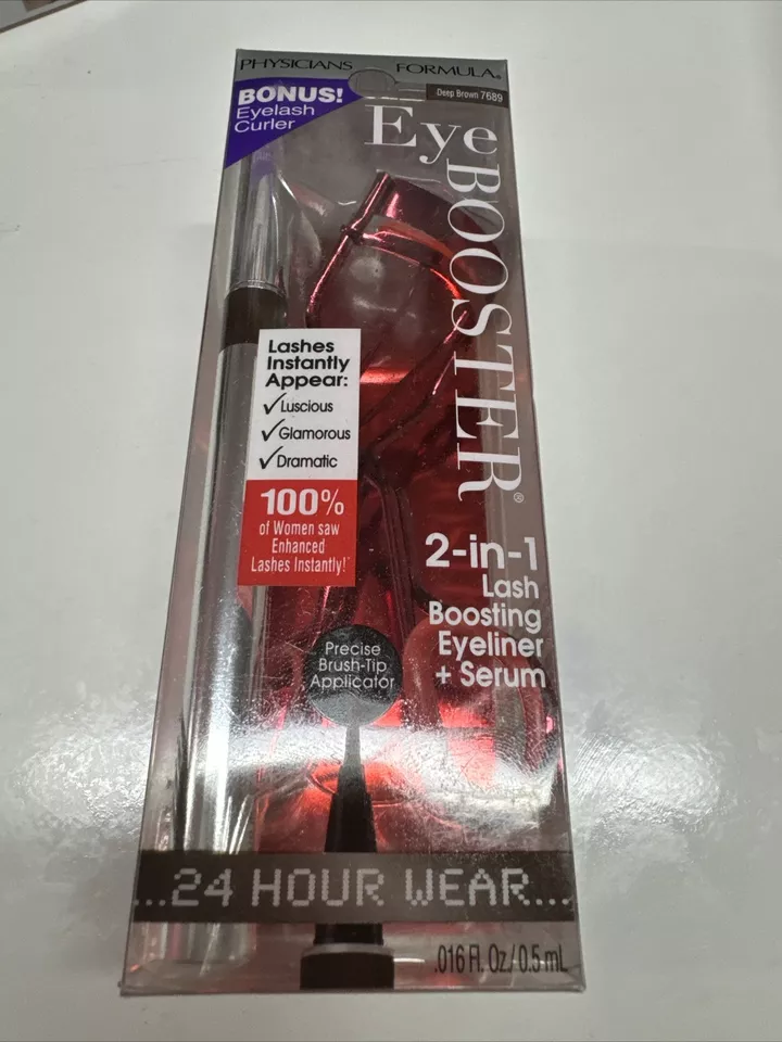 Physicians Formula Eye Booster Lash Boosting Brush Tip Eyeliner Serum DEEP BROWN - Image 1 of 2