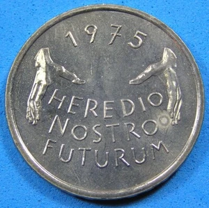Switzerland 5 Francs Coin 1975 Lustrous UNC, Monument Protect KM-53,Combined S/H - Picture 1 of 2