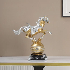 Resin horse statue animal figurine desktop bookshelf study home decor Great Gift - Bild 1 von 28