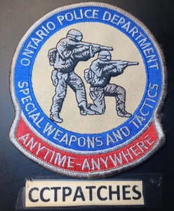 ONTARIO, CALIFORNIA POLICE SWAT SHOULDER PATCH CA - Picture 1 of 2