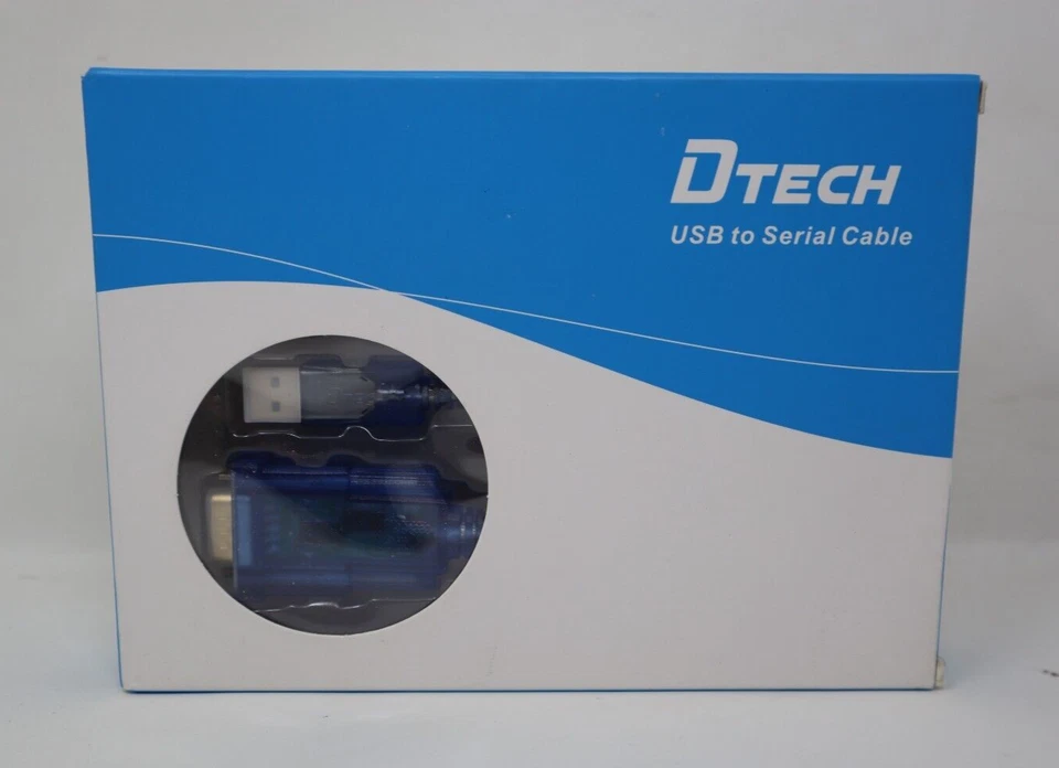 USB to Serial Adapter Cable With Rs232 Db9 Male Port FTDI Chipset Supports