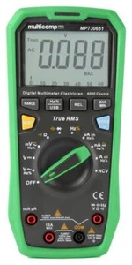 Handheld Digital Multimeter, 1kV AC/DC, 10A MP730651 - Picture 1 of 9