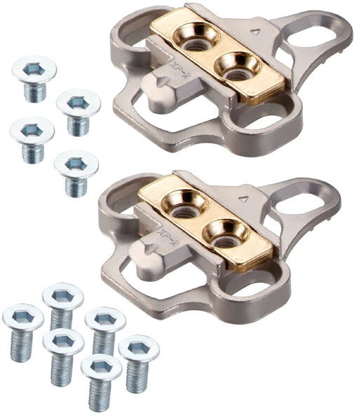 Juego de tacos Xpedo SPD para zapatos de 3 orificios - Convierte 3 orificios a 2 orificios flotador de 6 grados Foto 1 de 1