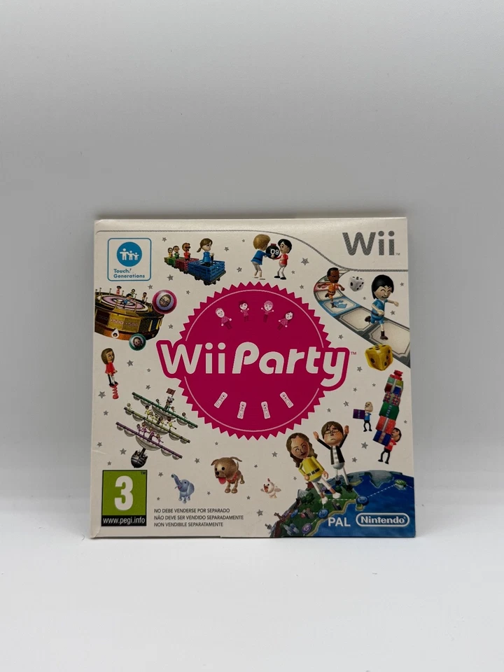 Wii Party (Nintendo Wii, 2010) Multilingua Completo - Testato - Immagine 1 di 3