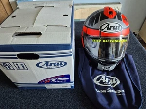 Arai Chaser X Maverick Vinales GP Red / Black Motorcycle Helmet Size LARGE - Picture 1 of 8