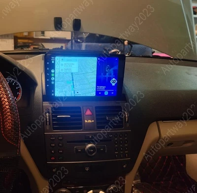 Radio estéreo de coche para Mercedes-Benz C300 2008-2010 Android 15 GPS WIFI navegación SWC Foto 1 de 4