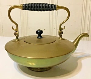 Vintage S&S Co Tea Kettle Excellent Condition Great Patina for Use or Display  - Picture 1 of 12