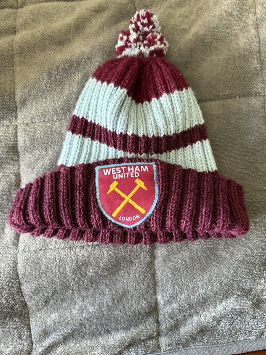 帽子 westham united/official beanie West Ham United Knitted Beanie Hat Claret : Amazon.co.uk
