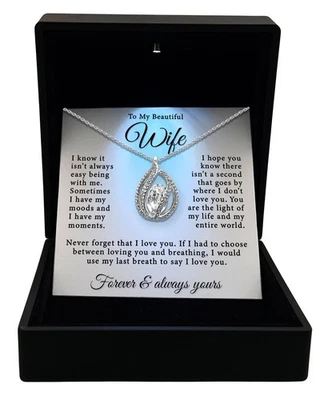 TRYNDI Wife Necklace from Husband – Christmas Gifts for Wife, Anniversary Gifts - Image 1 of 4