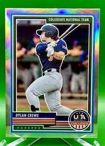 2023 Panini USA Baseball Stars & Stripes Silver Prizm Dylan Crews #64 Rookie RC - Picture 1 of 2