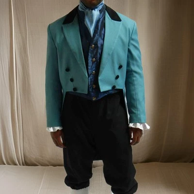 Tailored Victorian-Inspired Vest and breeches only, regency vest and breeches - Image 1 of 4