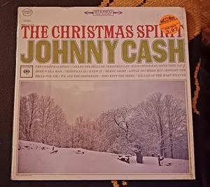 Johnny Cash The Christmas Spirit 1965 Columbia CS8917 Stereo 360 Sound RARE! - Picture 1 of 15