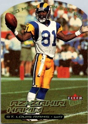 2000 Ultra #123G Az-Zahir Hakim Gold Medallion football card 2OO - Image 1 of 2