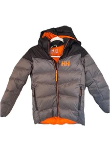 Helly Hansen Kids Duck Down Grey Jacket Size 12 - Picture 1 of 7