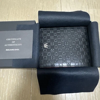 [Nuevo sin usar] Cartera plegable Kingdom Hearts (negro y rojo) Square Enix. Disney. Foto 1 de 4