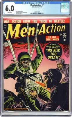 Men in Action #7 CGC 6.0 1952 4429918011 - Image 1 of 2
