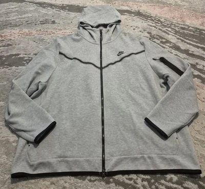 Nike Herren Tech Fleece Hoodie Grau 3XL Windrunner Full Zip CU4489 063 - Bild 1 von 4