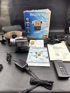 SONY DCR-PC115 : Digital Video Camera Recorder Tested Works W/ accessories - Picture 1 of 19