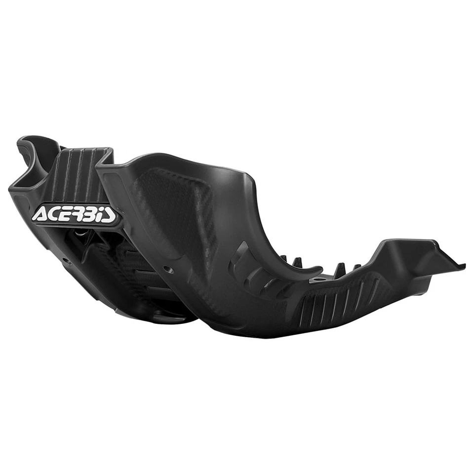 Placa de deslizamiento todoterreno de plástico Acerbis negra/16 KTM naranja para KTM 350 EXC-F 2020-23 Foto 1 de 2