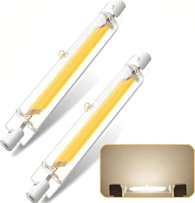 2x R7s LED 118mm Glasröhre Glühbirne Dimmbar COB Birne 4000K ersetz Halogenlampe - Bild 1 von 4