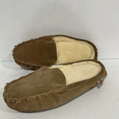 EMU Австралии женщин памяти пены коровы замши SHEARLNG тапочки - размер S (6-7) новый - Изображение 1 из 4
