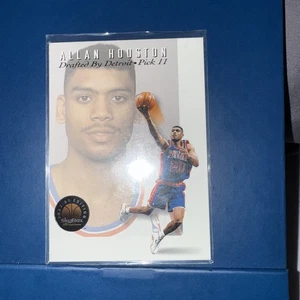 1993-94 Skybox Premium Edition RC NBA Draft Pick #11 Overall Allan Houston (NYK) - Picture 1 of 4