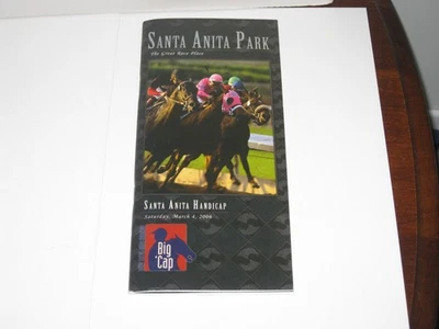 2006 Santa Anita Park Program (Santa Anita Handicap) HOF Lava Man - Изображение 1 из 4