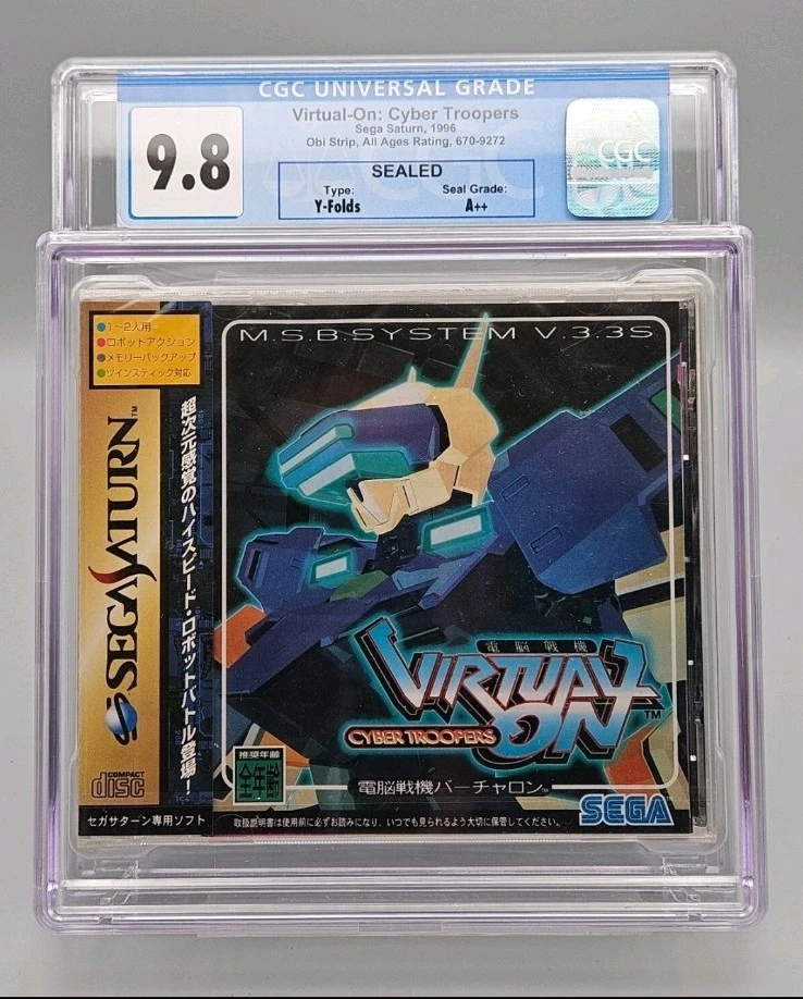 🪐 9.8 A++ Sealed 🇯🇵 Virtual On: Cyber Troopers 🪐 SEGA Saturn 🇺🇸 US Seller - Image 1 of 2