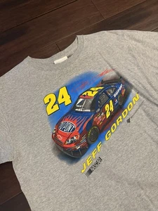 Camiseta vintage Jeff Gordon Racing NASCAR para hombre talla grande gris - Imagen 1 de 6