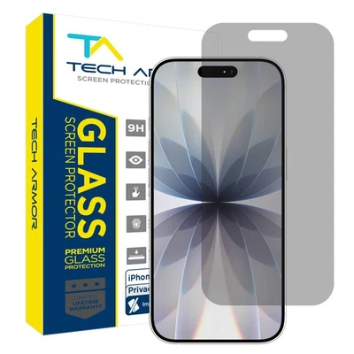 Tech Armor for iPhone 17 Screen Protector Privacy Glass 6.3 inch - Ballistic ... - Image 1 of 4