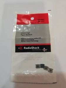 NOS! Radioshack SPST 2.5mm High Tact Switch 275-0004 2750004 - Picture 1 of 2