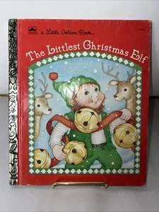 Vintage 1994 A Little Golden Book The Littlest Christmas Elf   - Bild 1 von 8