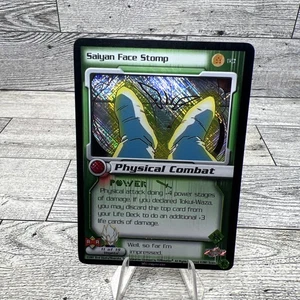 DBZ Dragon Ball Z Saiyan Face Stomp 110 CCG Unlimited Android Saga MP Holo Foil - Picture 1 of 2