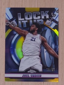 2024-25 Topps cromo bloqueo Joel Embiid #LIU-8 oro 18/50 - Imagen 1 de 2