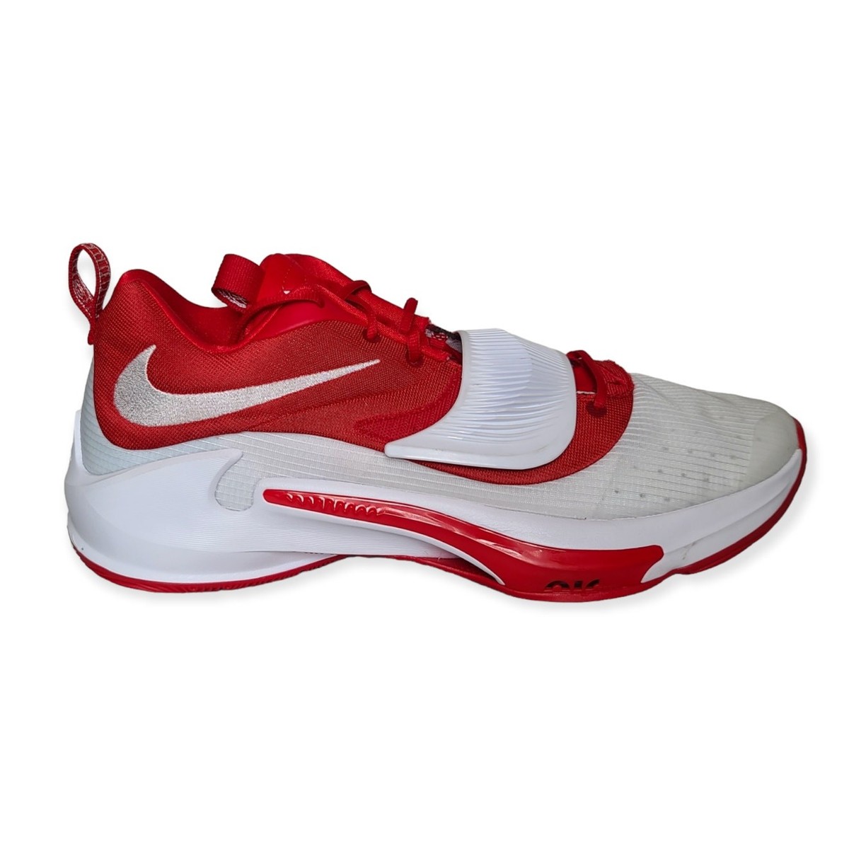 NIKE Zoom Freak 3 Tb ユニバーシティ レッド ホワイト Nike Zoom Freak 3 TB University Red for Sale | Authenticity