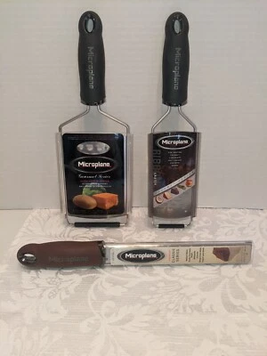 Microplane Gourmet & Classic Series Cheese, Ribbon & Medium Ribbon Grater - Image 1 of 4