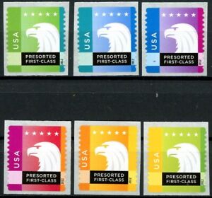 Spectrum Eagle Presorted 1st Class Complete Set of 6 Scott’s 4585 to 4590 MNH