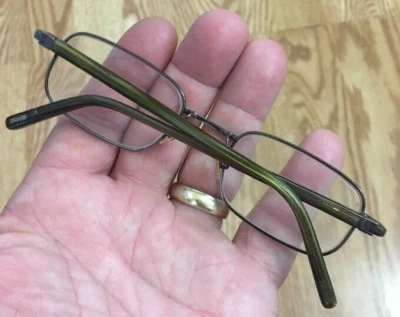 JHANE BARNES Square Root 49▫️21 145 Rectangular Eyeglasses Frame Spring Hinges - Image 1 of 4
