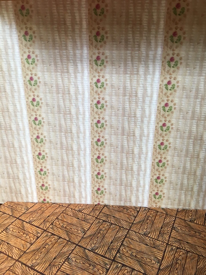 Обои для кукольного домика Triang Lines репродукция - чертополох - Изображение 1 из 1