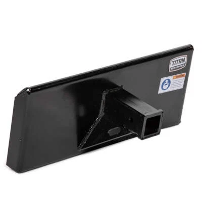Titan Attachments Mini Skid Steer Receiver Hitch Mount Plate, 1/4" thick - Image 1 of 4