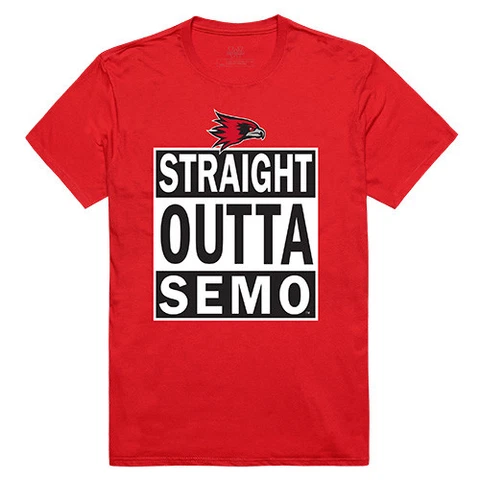 Southeast Missouri State University Redhawks NCAA Straight Outta T-Shirt Cover