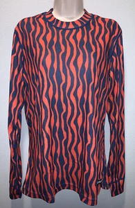 CRAFT Womens Size XL Long Sleeve Base Layer ActiveWear Top Poly Knit ZEBRA Print - Picture 1 of 12