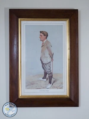 "JUGADOR DE GOLF VANITY FAIR SPY PRINT MR HORACE.H.HILTON ""HOYLAKE"" 15""X10 1⁄2" Foto 1 de 4