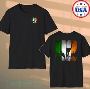 U2 Irish Flag Men's Black Size S-5XL - Picture 1 of 1