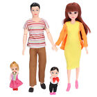 5 Pieces Family Doll Set With Dad Pregnant Mom Boys Girls Educational GOF