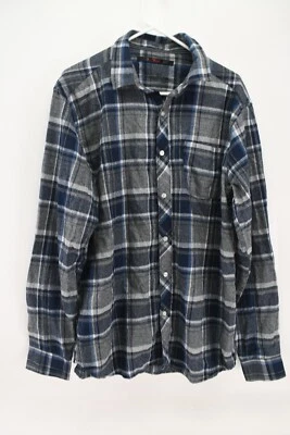 Camisa con botones de franela a cuadros estoica para hombre manga larga talla XL Foto 1 de 3