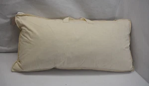 Pacific Coast Feather Heritage Down Organic Cotton Cover Pillow Medium Firm - Picture 1 of 7